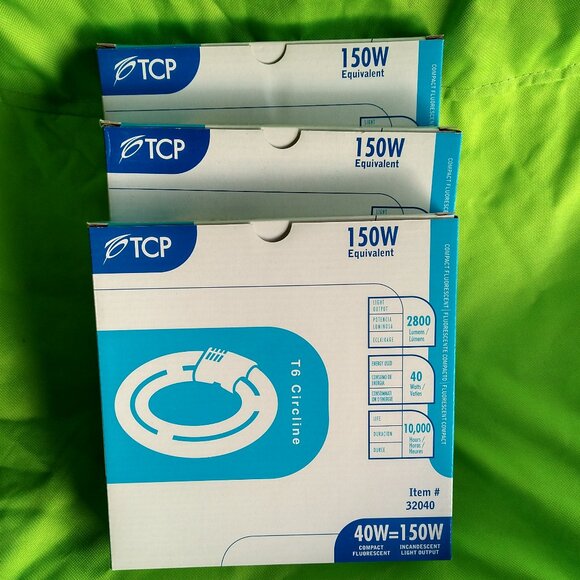 🚨💡3x NEW LISTING 💡🚨Priced to sell ASAP TCP Double Ring round light. - Picture 2 of 7